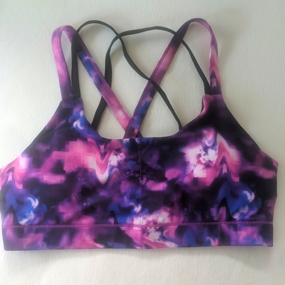 Champion C9 Black/Purple DuoDry Sports Bra